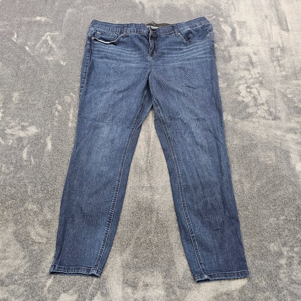 Torrid Bombshell Skinny Jeans womens 22R blue stretch denim 5 pocket dark wash